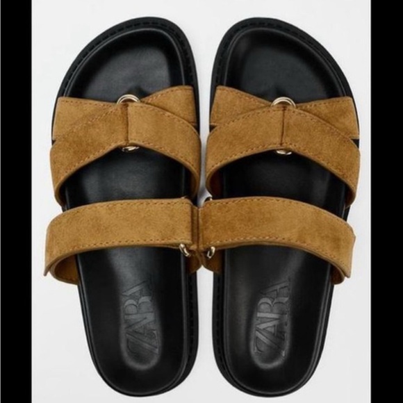 Zara suede Sandals - Picture 3 of 3